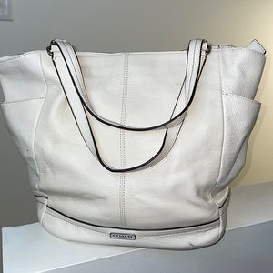 Coach Totebag Leather White